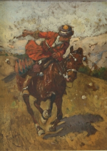 Рубо Франц Алексеевич «Всадник на рыжем коне»