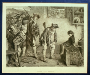 Гравюра c картины Филиппа Гермогенеса Кальдерона «После боя»
