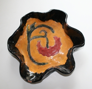 Шапиро Жак (Яков Абрамович) (1887-1972)  Чашка, украшенная цветами