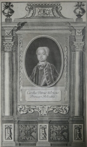 Гравюра «Carolus Petrus Ulricus Princeps Holsatia»