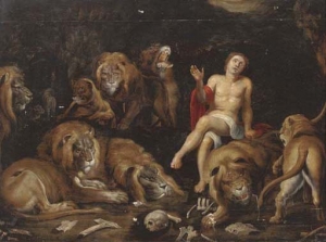 Тюльден Теодор Ван (Theodoor van Thulden) «Даниил среди львов»